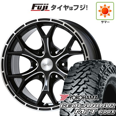 プラド/ハイラックス 夏タイヤ ホイール4本セット 265/70R17 ヨコハマ ジオランダー M/T G003 ジャオス トライブクロウ 17インチ