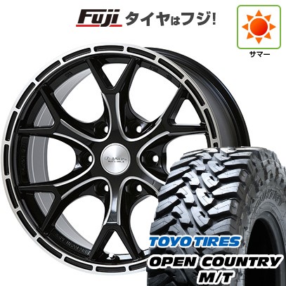 プラド/ハイラックス 夏タイヤ ホイール4本セット 265/70R17 トーヨー オープンカントリー M/T ジャオス トライブクロウ 17インチ