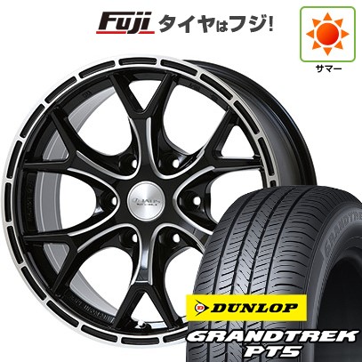 プラド/ハイラックス 夏タイヤ ホイール4本セット 265/70R17 ダンロップ グラントレック PT5 ジャオス トライブクロウ 17インチ