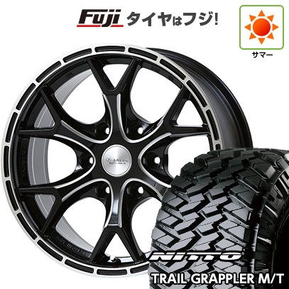 プラド/ハイラックス 夏タイヤ ホイール4本セット 265/70R17 ニットー トレイルグラップラー M/T ジャオス トライブクロウ 17インチ