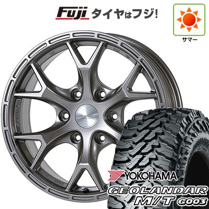 プラド/ハイラックス 夏タイヤ ホイール4本セット 265/70R17 ヨコハマ ジオランダー M/T G003 ジャオス トライブクロウ 17インチ