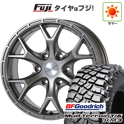 プラド/ハイラックス/トライトン(GSR) 夏タイヤ ホイール4本セット 265/65R17 BFグッドリッチ マッドテレーンT/A KM3 ジャオス トライブクロウ 17インチ