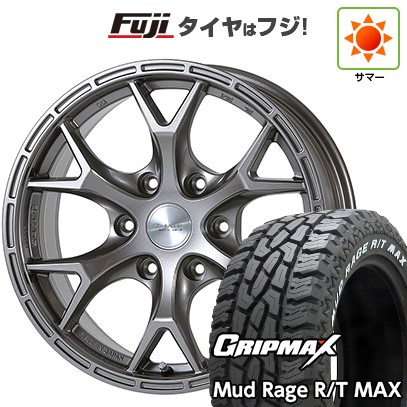 プラド/ハイラックス 夏タイヤ ホイール４本セット 265/70R17 グリップマックス マッドレイジR/T MAX RWL(限定) ジャオス トライブクロウ 17インチ