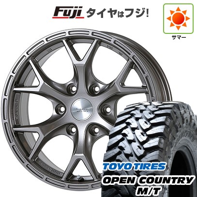 プラド/ハイラックス 夏タイヤ ホイール4本セット 265/70R17 トーヨー オープンカントリー M/T ジャオス トライブクロウ 17インチ