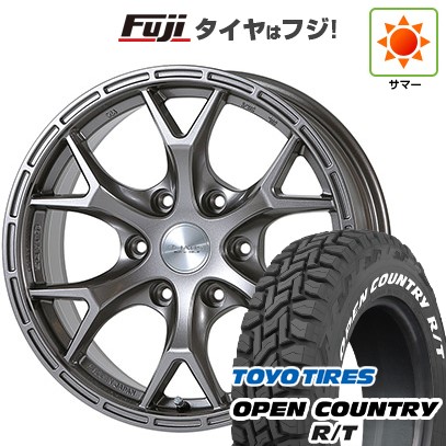 プラド/ハイラックス/トライトン(GSR) 夏タイヤ ホイール4本セット 265/65R17 トーヨー オープンカントリー R/T RWL/RBL ジャオス トライブクロウ 17インチ