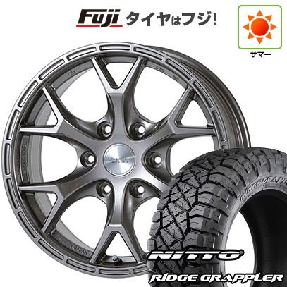 【パンク保証付き】プラド/ハイラックス/トライトン(GSR) 夏タイヤ ホイール4本セット 265/65R17 ニットー リッジグラップラー ジャオス トライブクロウ 17インチ