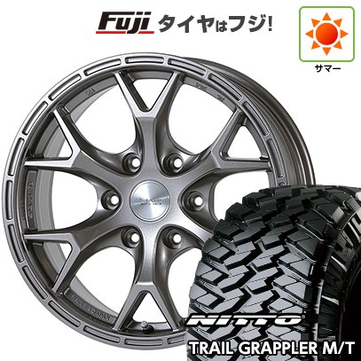 プラド/ハイラックス 夏タイヤ ホイール4本セット 265/70R17 ニットー トレイルグラップラー M/T ジャオス トライブクロウ 17インチ