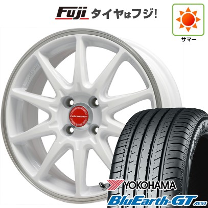 【新品】ライズ/ロッキー（ガソリン） 夏タイヤ ホイール4本セット 195/60R17 ヨコハマ ブルーアース GT AE51 レアマイスター LMスポーツRS10(ホワイト/リムポリッシュ) 17インチ