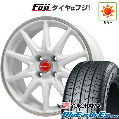 【新品】ライズ/ロッキー（ガソリン） 夏タイヤ ホイール4本セット 195/60R17 ヨコハマ ブルーアース ES32 レアマイスター LMスポーツRS10(ホワイト/リムポリッシュ) 17インチ