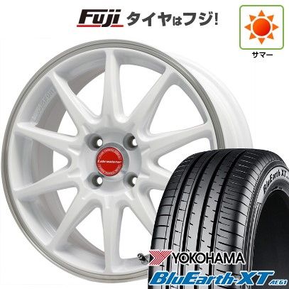 【新品】ライズ/ロッキー（ガソリン） 夏タイヤ ホイール4本セット 195/60R17 ヨコハマ ブルーアース XT AE61 レアマイスター LMスポーツRS10(ホワイト/リムポリッシュ) 17インチ