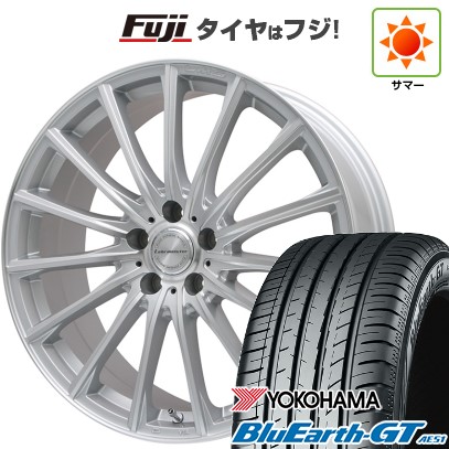 シビック(FL系 FK系)等 夏タイヤ ホイール4本セット 235/35R19 ヨコハマ ブルーアース GT AE51 レアマイスター LM-S FS15 (シルバーポリッシュ) 19インチ