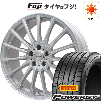 シビック(FL系 FK系)等 夏タイヤ ホイール4本セット 235/35R19 ピレリ パワジー レアマイスター LM-S FS15 (シルバーポリッシュ) 19インチ