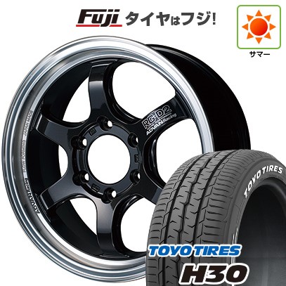 ハイエース200系 夏タイヤ ホイール4本セット 215/60R17 109/107R トーヨー H30 ヨコハマ アドバンレーシング RG-DII for HIACE 17インチ