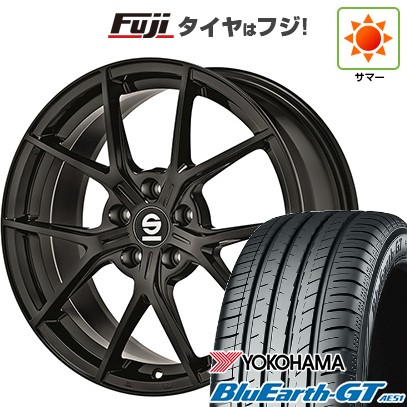 シビック(FL系 FK系)等 夏タイヤ ホイール4本セット 235/35R19 ヨコハマ ブルーアース GT AE51 OZ SPARCO ポディオ 19インチ