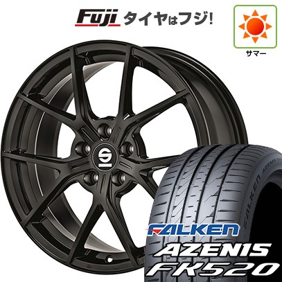シビック(FL系 FK系)等 夏タイヤ ホイール4本セット 235/35R19 ファルケン アゼニス FK520L OZ SPARCO ポディオ 19インチ