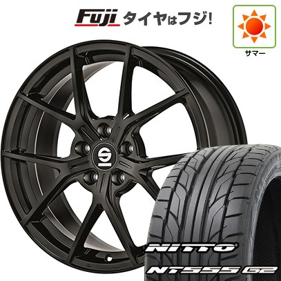 【パンク保証付き】シビック(FL系 FK系)等 夏タイヤ ホイール4本セット 235/35R19 ニットー NT555 G2 OZ SPARCO ポディオ 19インチ