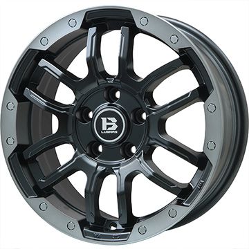 【新品国産5穴114.3車】 スタッドレスタイヤ ホイール4本セット 225/70R16 ヨコハマ アイスガード SUV G075 ビッグウエイ  B-LUGNAS FRD(マットブラック/ブラッククリアリム) 16インチ