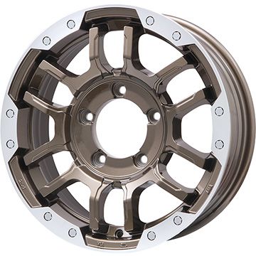 【新品】ジムニーシエラ スタッドレスタイヤ ホイール4本セット 215/70R16 ブリヂストン ブリザック VRX3 ビッグウエイ B-LUGNAS  FRD(ブロンズ/リムポリッシュ) 16インチ