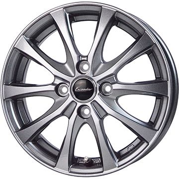 【新品 軽自動車】N-BOX タント スペーシア スタッドレスタイヤ ホイール4本セット 165/55R15 グリップマックス アイスX BSW  ブラックサイドウォール(限定2023年製) ホットスタッフ エクシーダー E07 15インチ