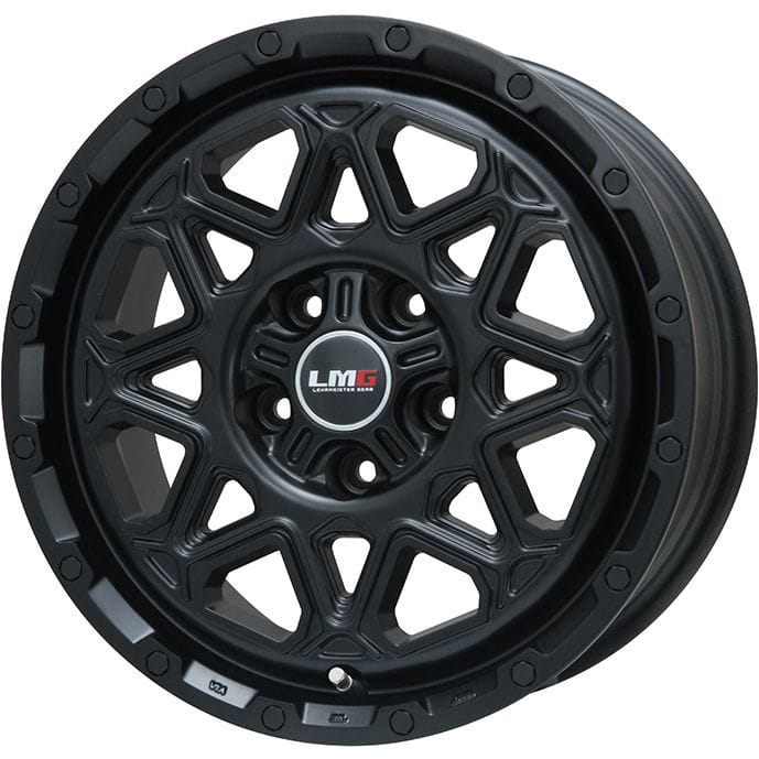 【新品】ヤリスクロス スタッドレスタイヤ ホイール4本セット 205/65R16 グリップマックス アイスX BSW  ブラックサイドウォール(限定2022年製) レアマイスター LMG モンタグナ(マットブラック) 16インチ