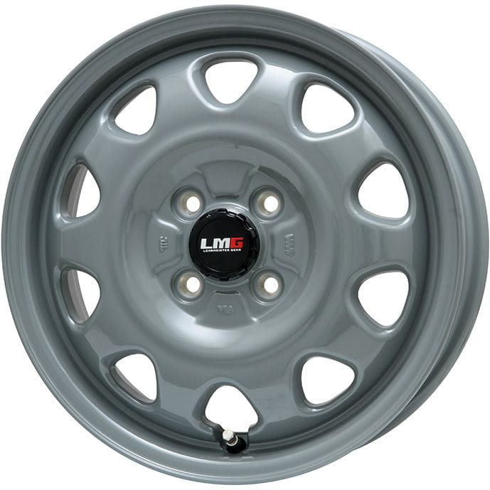 【新品 軽自動車】N-BOX タント スペーシア スタッドレスタイヤ ホイール４本セット 155/65R14 トーヨー ウィンター OBSERVE  GIZ2 オブザーブ ギズツー(限定) レアマイスター LMG OFF-STYLE(グレー) 14インチ