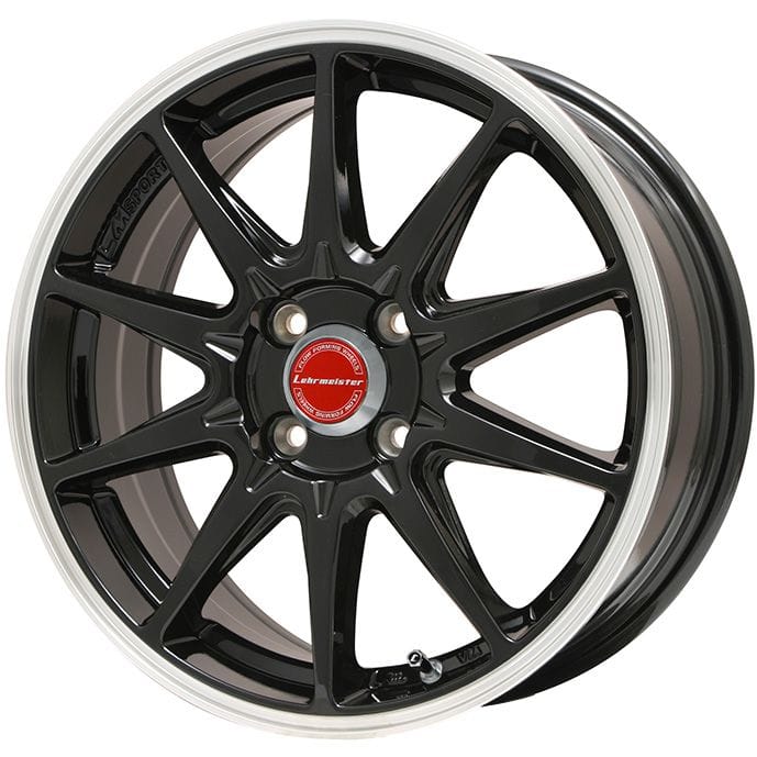 【新品】クロスビー/イグニス スタッドレスタイヤ ホイール4本セット 175/60R16 ブリヂストン ブリザック VRX3 レアマイスター  LMスポーツRS10(グロスブラックリムポリッシュ) 16インチ