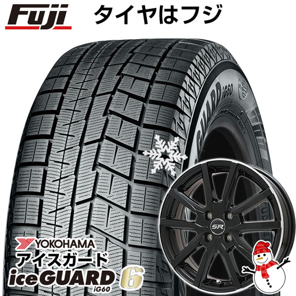 【新品 軽自動車】N-BOX タント スペーシア スタッドレスタイヤ ホイール4本セット 165/55R15 ヨコハマ アイスガード シックスIG60  ブランドル N52B 15インチ