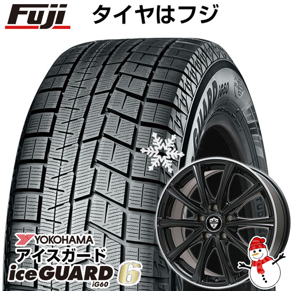 【新品国産5穴114.3車】 スタッドレスタイヤ ホイール4本セット 205/65R16 ヨコハマ アイスガード シックスIG60 ブランドル  ER16B 16インチ