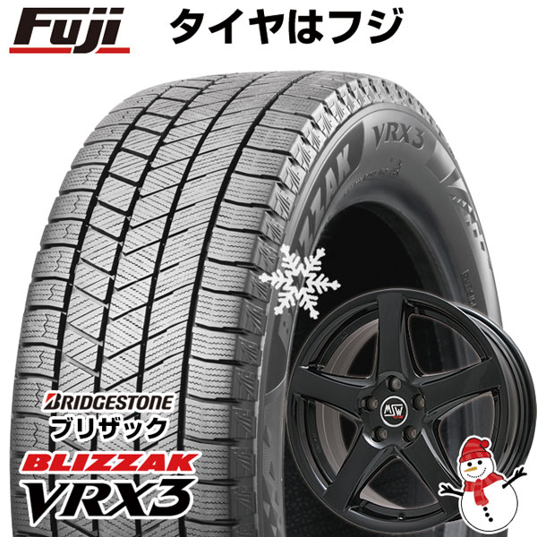 新品】輸入車用 ボルボ（V40 クロスカントリー） スタッドレスタイヤ 恐かっ ホイール4本セット 205/60R16 グリップマックス アイスX  RWL ホワイトレター(限定) 共豊 ユーロツヴァイ FK-10(ブラックポリッシュ) 16インチ(送料無料)