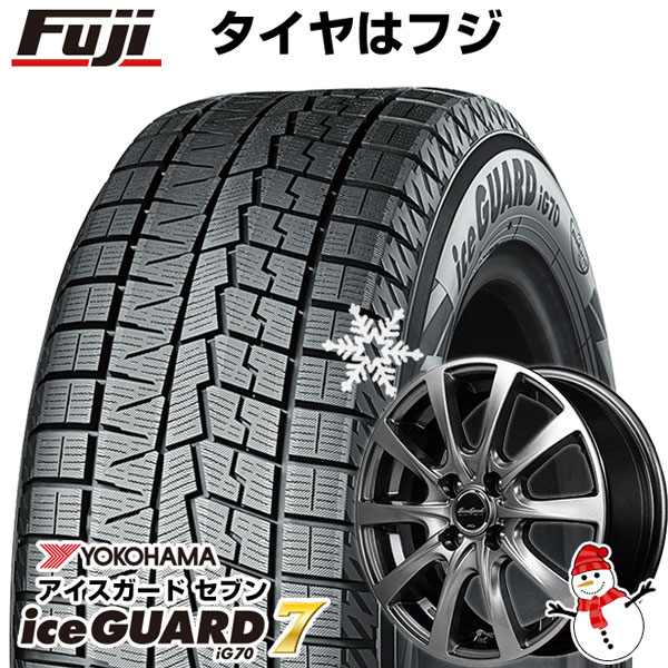 【新品 軽自動車】 スタッドレスタイヤ ホイール4本セット 145/80R13 ヨコハマ アイスガード セブンIG70 MID ユーロスピード F10  13インチ