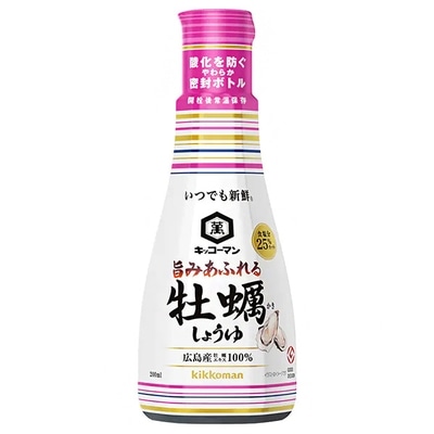 キッコーマン いつでも新鮮 旨みあふれる 牡蠣しょうゆ 200ml×6本入