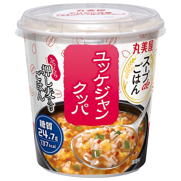 丸美屋 スープdeごはん ユッケジャンクッパ 69.8g×6個入: 飲料 食品専門店 味園サポート｜ANA  Mall｜マイルが貯まる・使えるショッピングモール