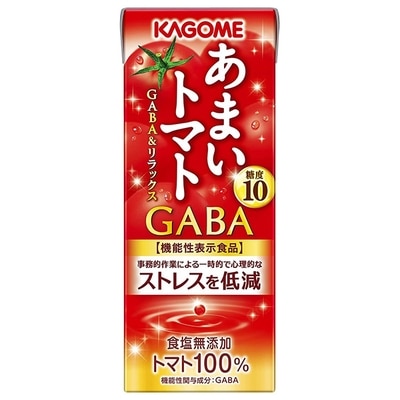 カゴメ あまいトマト GABA＆リラックス【機能性表示食品】 195ml紙