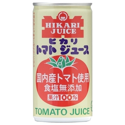 光食品 国産 シーズンパック トマトジュース 食塩無添加 190g缶×30本入