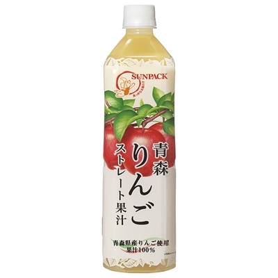 サンパック 青森りんごストレート果汁 930gペットボトル×12本入×(2 ...