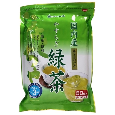 山城物産 やすらぎ緑茶 ティーバッグ 5g×50P×20袋入: 飲料 食品専門店