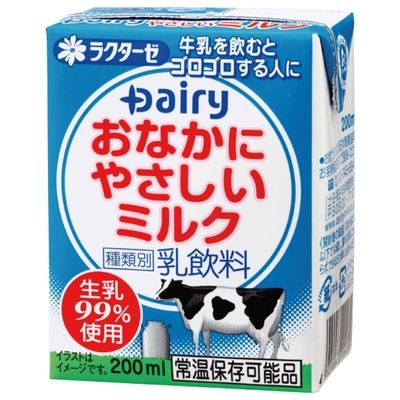 南日本酪農協同 デーリィ おなかにやさしいミルク 200ml紙パック×24本