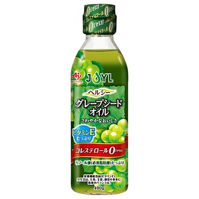 J-オイルミルズ AJINOMOTO ヘルシーグレープシードオイル 400g瓶×12本