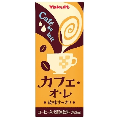 ヤクルト カフェ・オ・レ 250ml紙パック×24本入: 飲料 食品専門店 味園