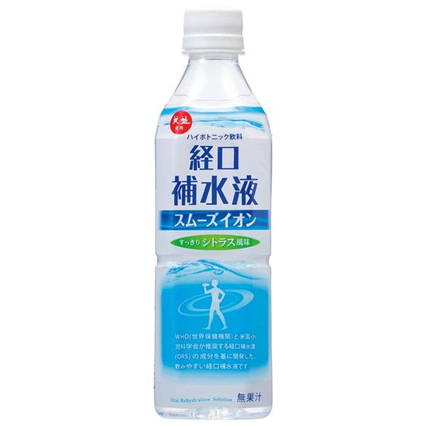 赤穂化成 スムーズイオン 経口補水液 500mlペットボトル×24本入×(2ケース): 飲料 食品専門店 味園サポート｜ANA  Mall｜マイルが貯まる・使えるショッピングモール