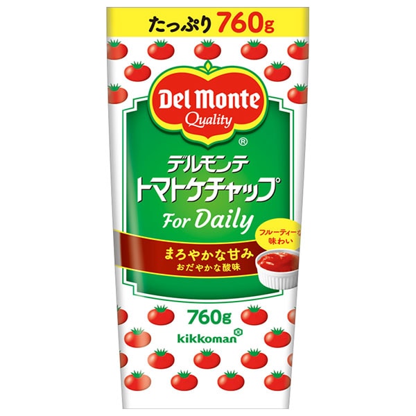 デルモンテ トマトケチャップ For Daily 760g×12本入×(2ケース)