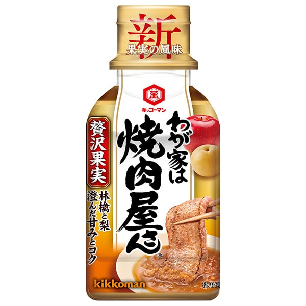 キッコーマン わが家は焼肉屋さん 贅沢果実 375g×12本入×(2ケース)