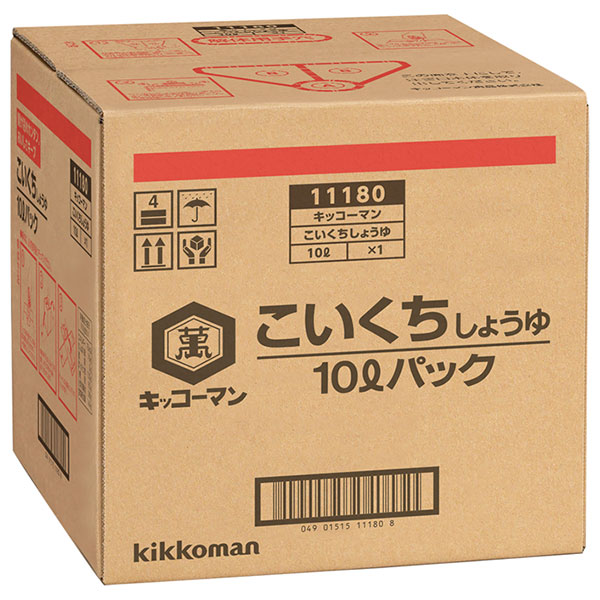 キッコーマン こいくちしょうゆ 10Lパック×1箱入