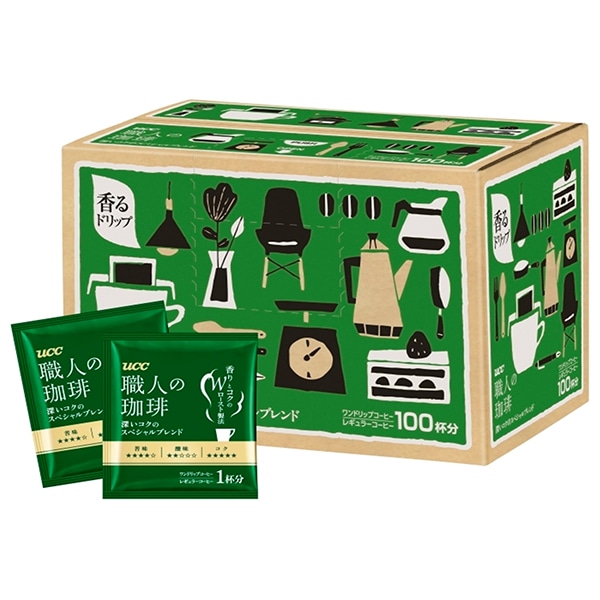 UCC 職人の珈琲 ドリップコーヒー 深いコクのスペシャルブレンド (7g×100P)×1箱入×(2ケース)