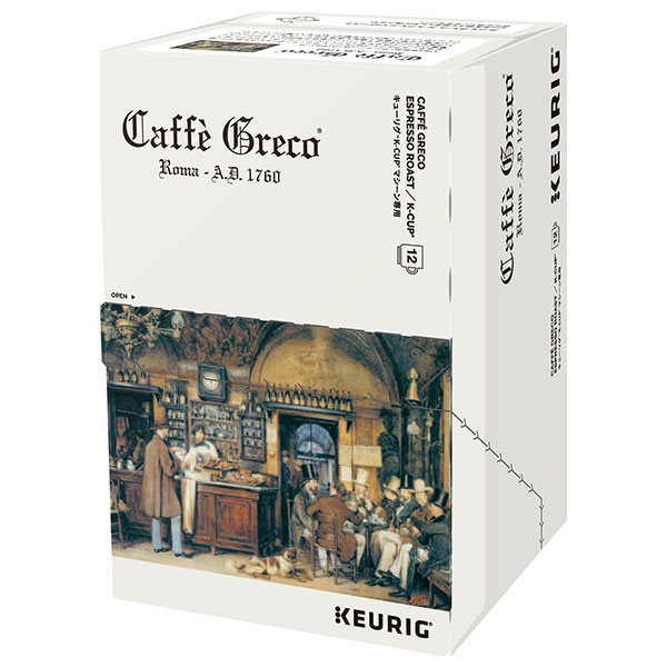 UCC キューリグ専用カートリッジ K-Cupパック カフェグレコ エスプレッソロースト 12P×8箱入