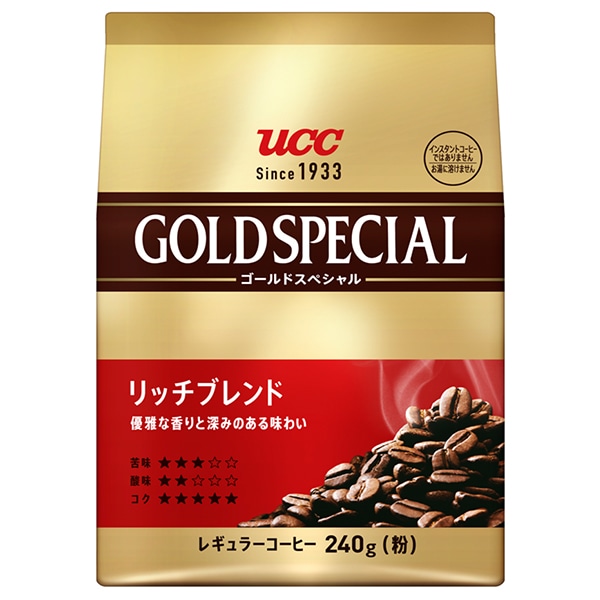 UCC ゴールドスペシャル リッチブレンド 240g×12袋入×(2ケース)