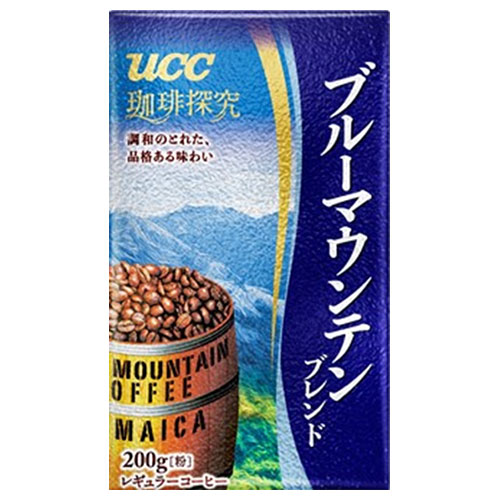 UCC 珈琲探究 ブルーマウンテンブレンド(粉) 200g袋×24袋入
