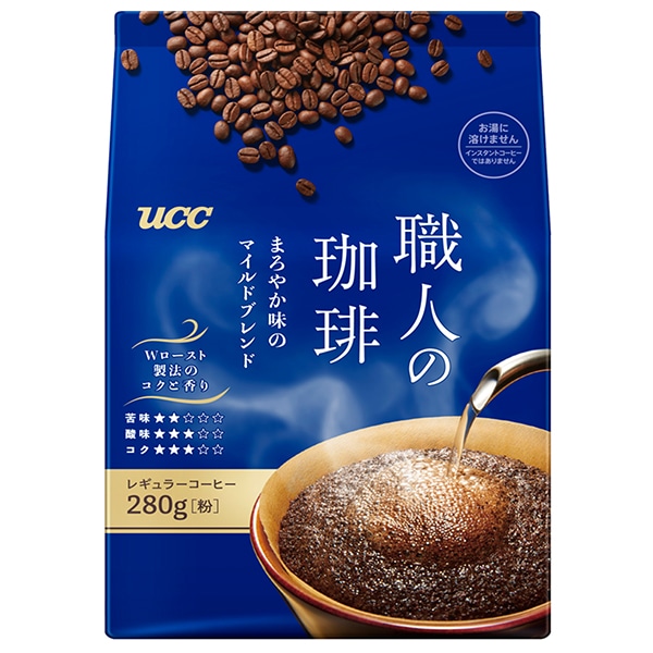 UCC 職人の珈琲 まろやか味のマイルドブレンド 280g×12袋入×(2ケース)