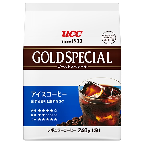 UCC ゴールドスペシャル アイスコーヒー 240g×12(6×2)袋入×(2ケース)