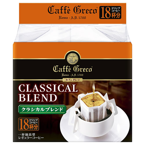 UCC カフェグレコ ドリップコーヒー クラシカルブレンド (7g×18P)×12(6×2)箱入
